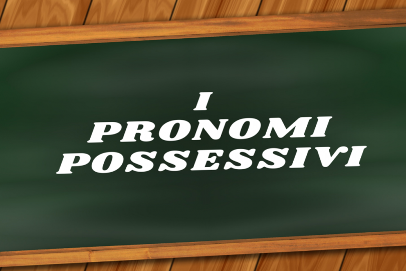 pronomi possessivi