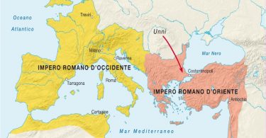 impero romano d oriente e occidente