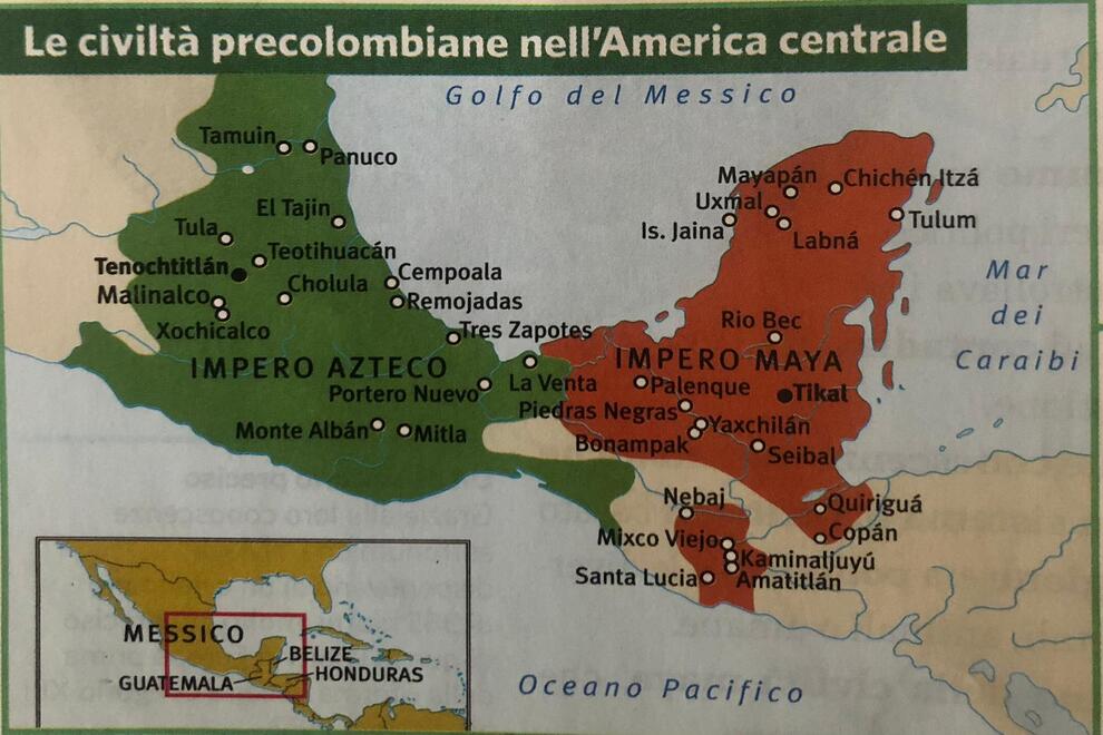 maya aztechi inca