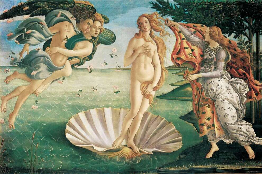 Botticelli Nascita di Venere